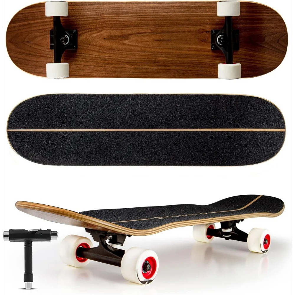 Skateboarding, 7-story Canadian Maple Deck | Designed for All Types of Riding Children, Adults, Teenagers, Boys and Girls