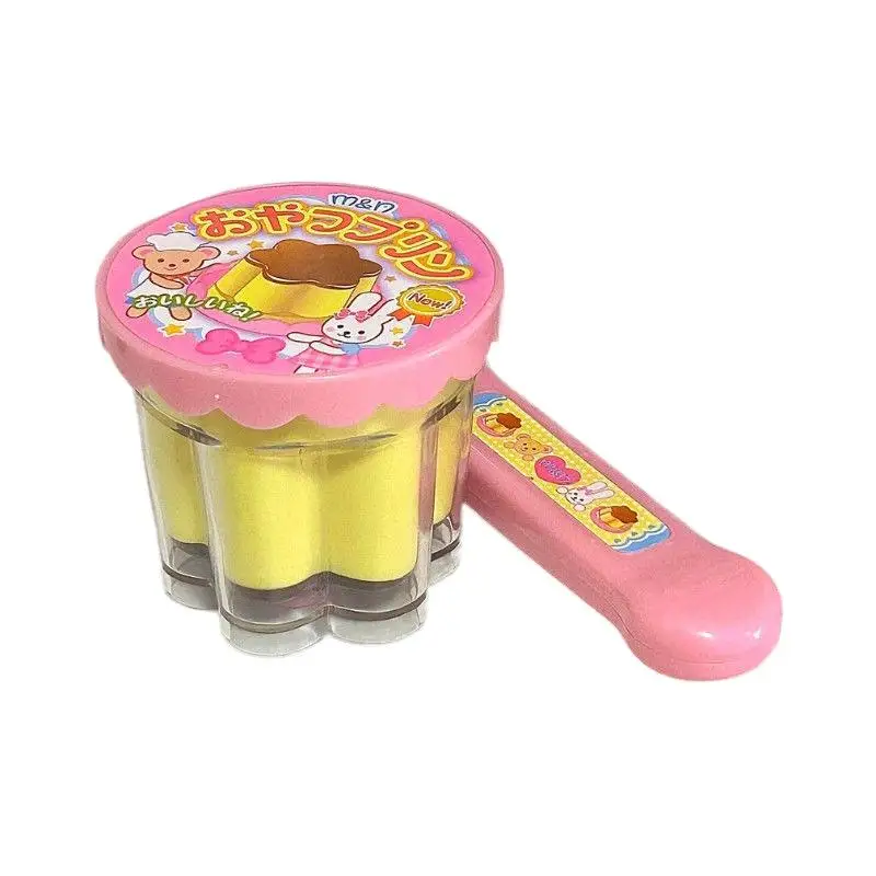 1 ensemble de jeu de rôle de Simulation, jouet de pouding aux fraises, accessoire d'alimentation, éducation précoce, maison de jeu japonaise, jouets pour ami