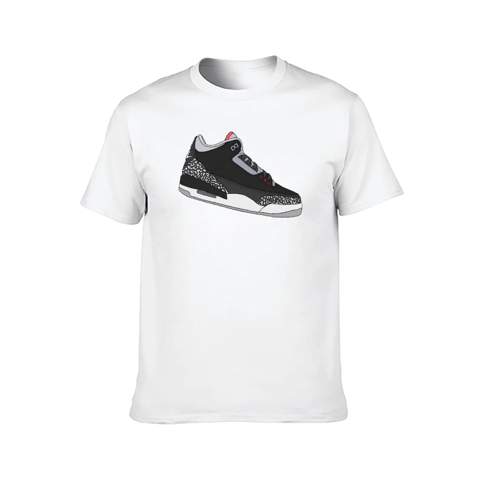 Jordan 3 - Black Cement T-Shirt sports fans anime stuff men clothings