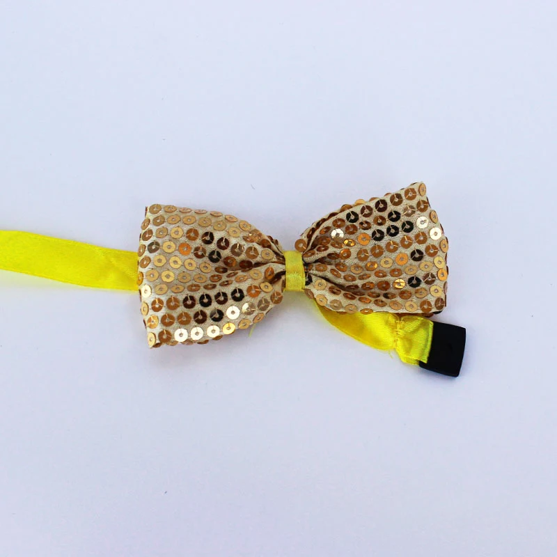 Chic Monocromático Glitter Bow, adereços ajustáveis, Dança Bowknot, Fontes do partido do casamento, Moda Desgaste