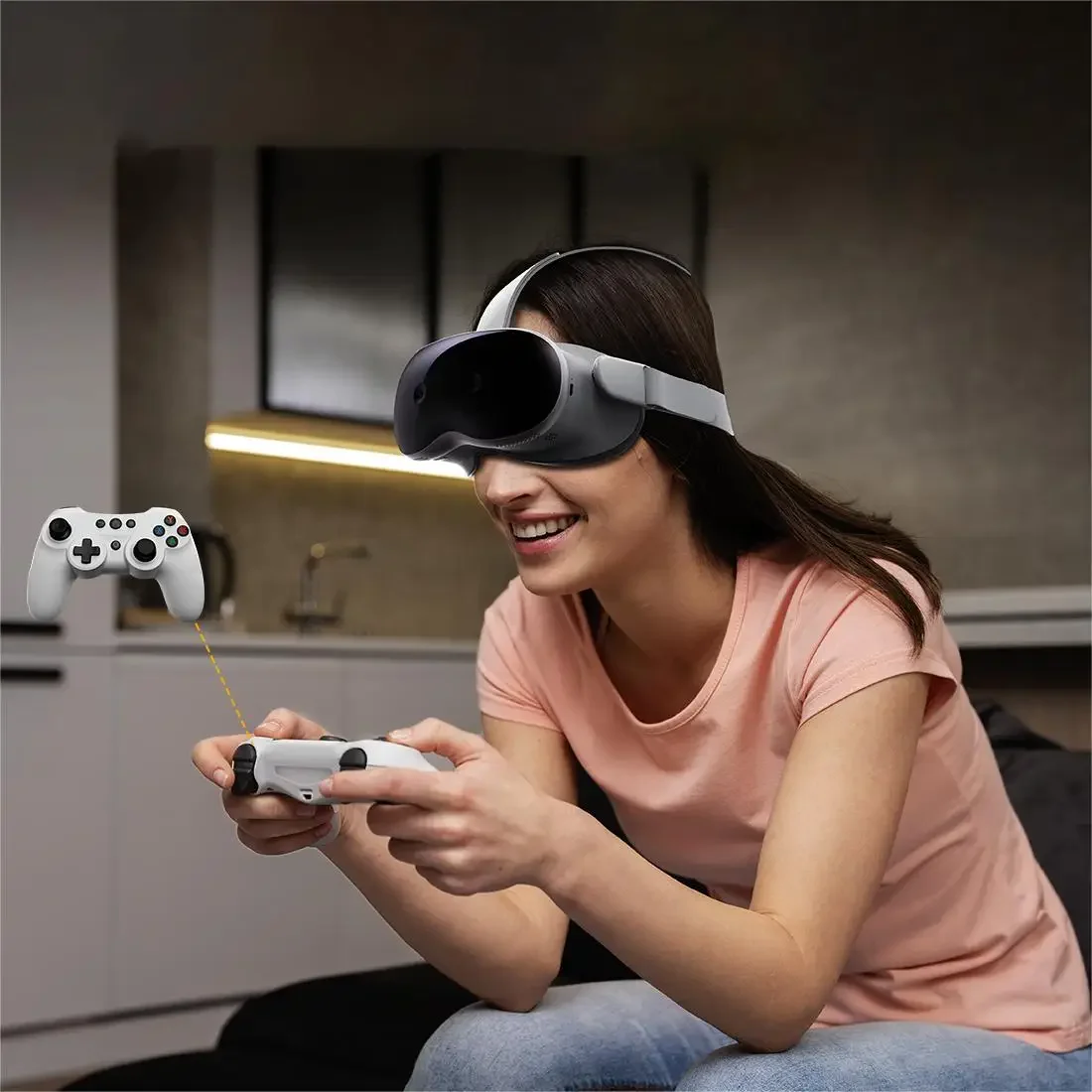 2024 New AR VR MR Glasses VR Headphone Integrated Machine 4k BT 72Hz/90Hz 6dof 105 Fov Spatial 4 Glasses Vr For Vision Pro - Image 4