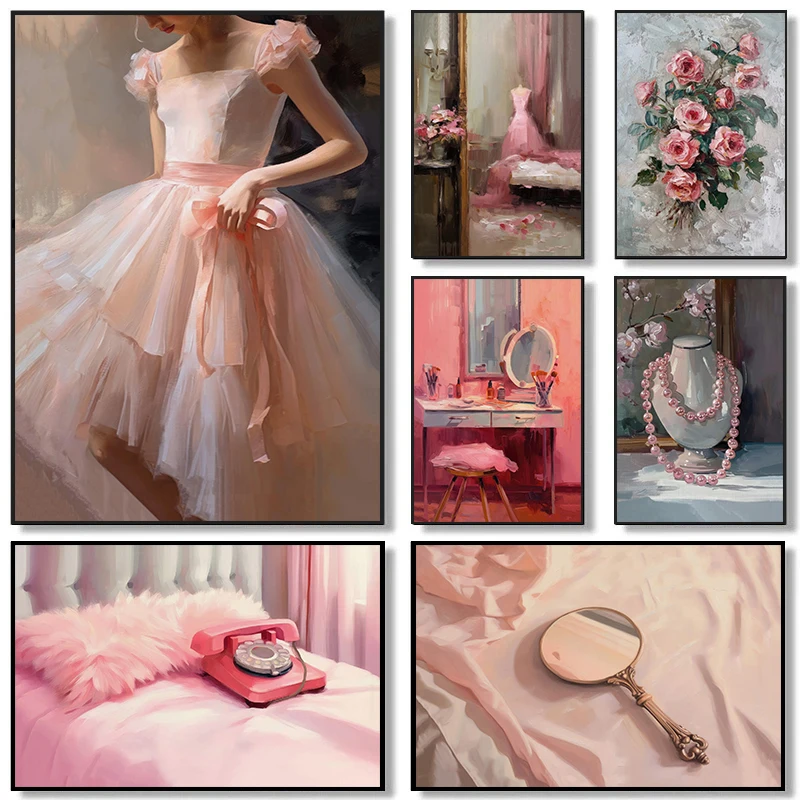 rosa-vintage-formal-ballet-moda-feminina-arte-cartazes-impressoes-pintura-em-tela-imagem-da-arte-da-parede-sala-de-estar-decoracao-casa