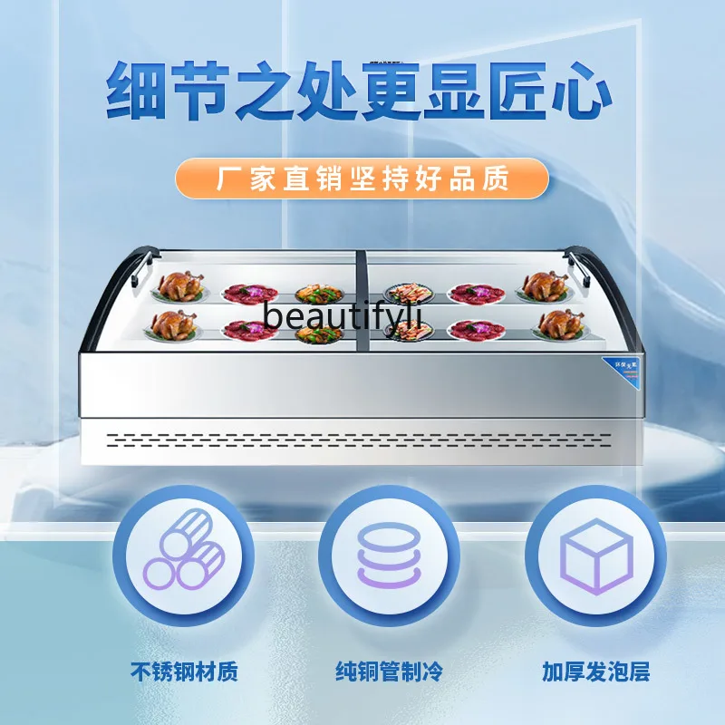 Stan lemari pajangan dingin kabinet dudukan tangga dapat digerakkan sepeda roda tiga lemari es menjaga kesegaran freezer