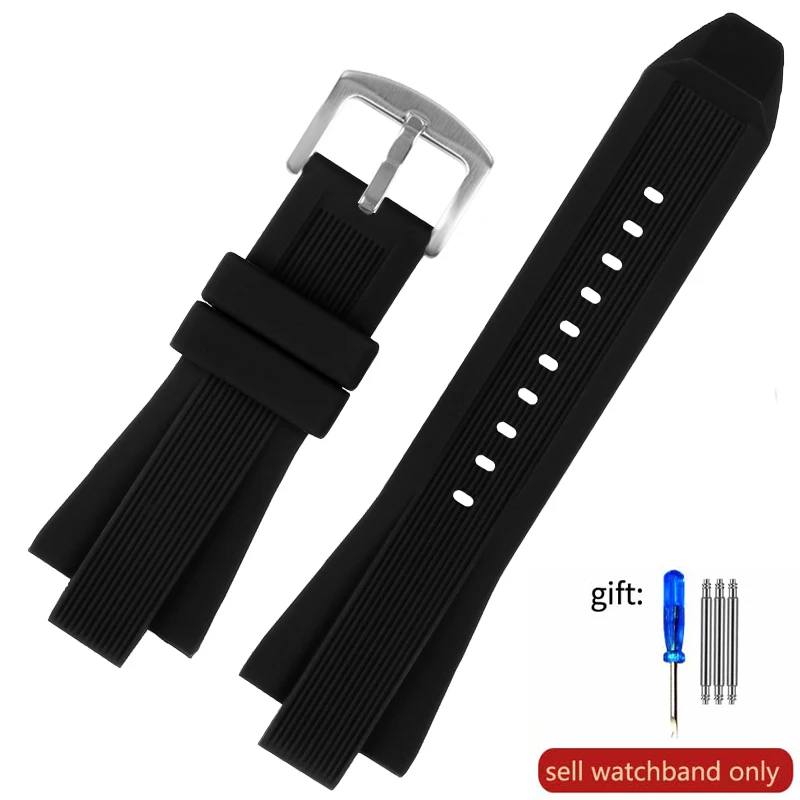 Cinturino per orologio in gomma per Michael Kors MK9019 MK8295 MK8492 MK9020 Cinturini per orologi da uomo in silicone di alta qualità 29-13mm