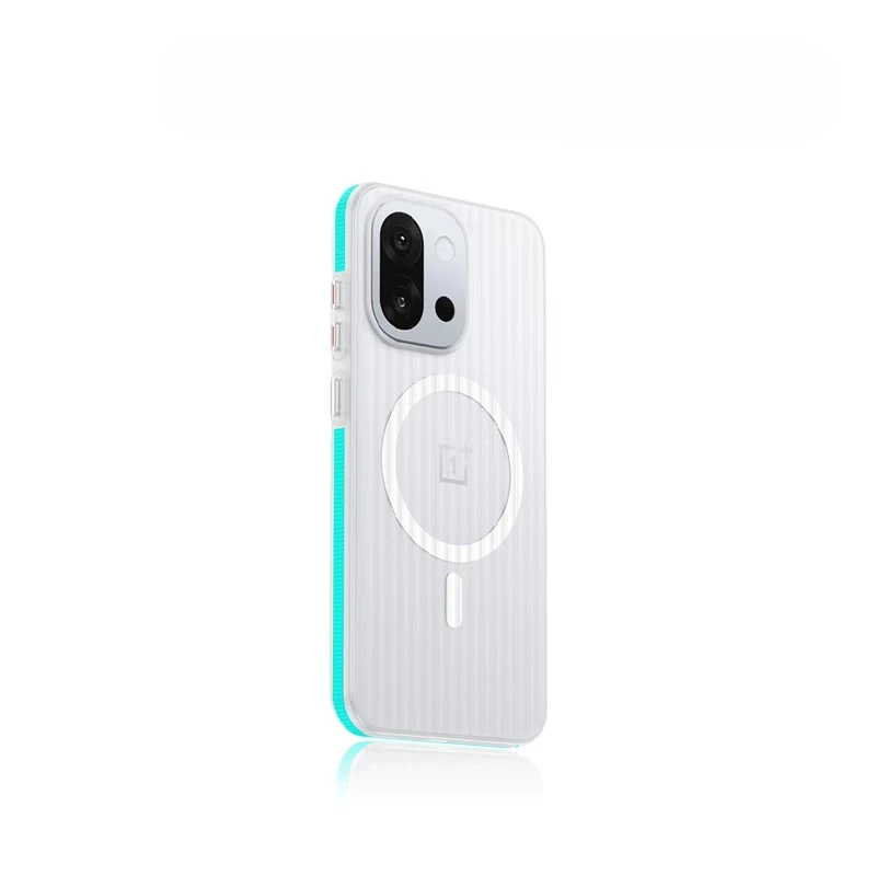Etui na OnePlus 15 15R Luxury Grating Magsafe PC Back Cover przyjemne w dotyku, kompatybilne z ładowaniem bezprzewodowym Funda dla OnePlus 15r — zdjęcie produktu 4
