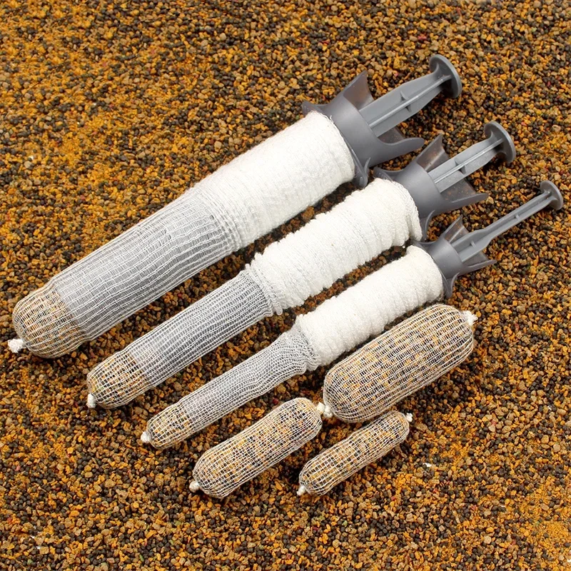 5m 16/22/34mm Carp Fishing PVA Mesh Refill Fishing Bag Mesh Water Soluble Mesh Carp Fishing Feeder Trap Bait Nets Tools