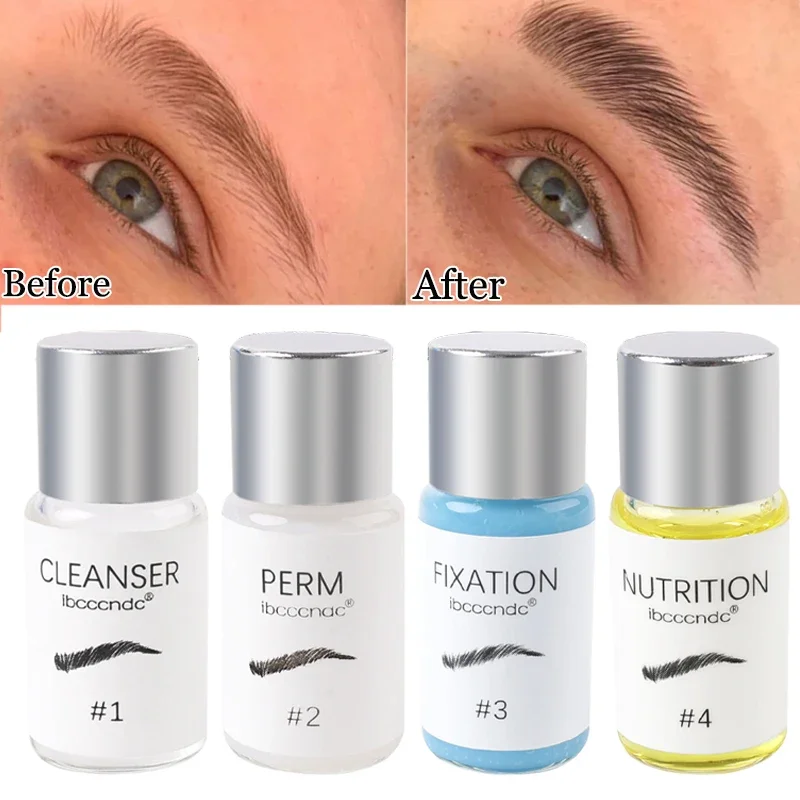 5ml Eyebrow Styling Perm Set Lotion Semi-Permanent Eyebrow Lamination Brow Lifting Enhancer Styling Kit Women Beauty Salon Tools