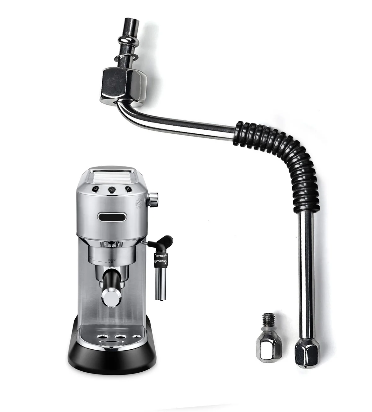 Steam Pipe Stainless Steel Coffee Machine Steam Wand Replacement Compatible With EC685 Coffee Machine