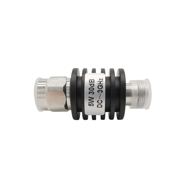 5W N Type RF Attenuator DC-3GHz/4GHz 50Ohm, N Male To Female Coaxial Power Attenuator, 1-50dB Optional, Low VSWR RF Component