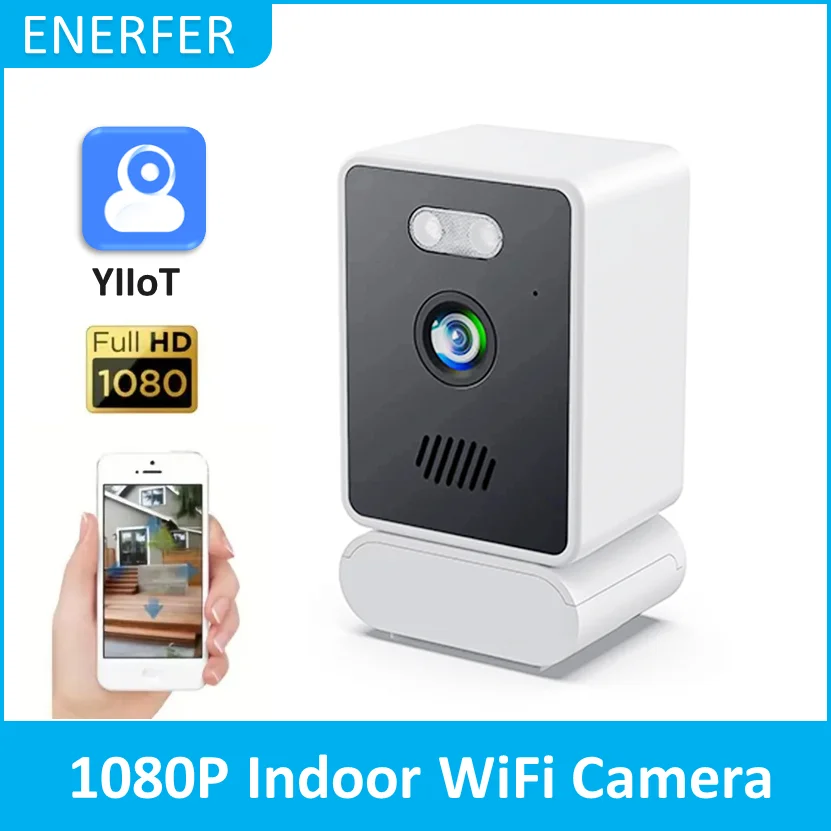 

2MP Indoor Home Security Camera, with Motion Tracking for Baby & Pet, Color Night Vision, 2-Way Audio, 2.4Ghz WiFi