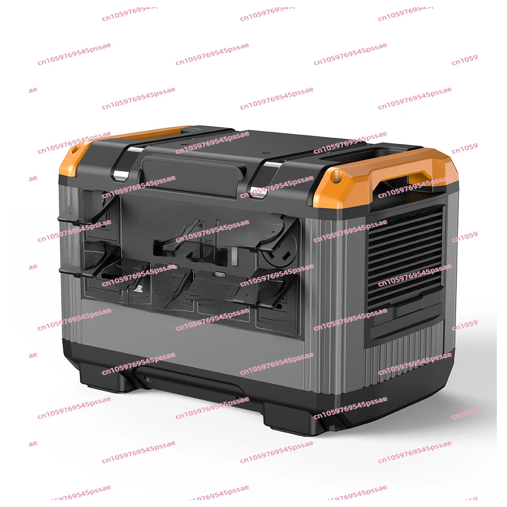 Outdoor Energy Storage Power Supply 2400W Portable Large Capacity Mobile Power Supply 220V Self-Driving Travel Stall