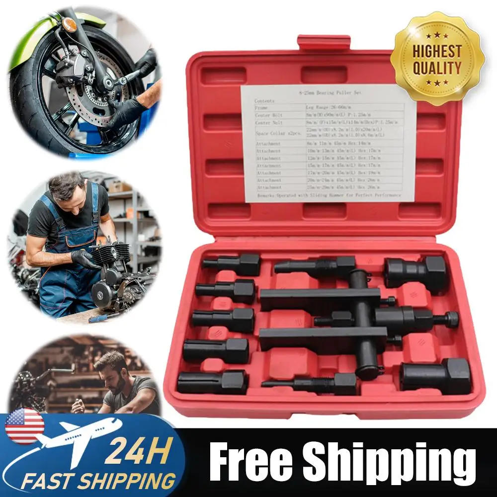 

1 Set Utility Bearing Puller Adjustable Practical Bearing Puller Motorcycle Bearing Removal Tool Bearing Removal Tool