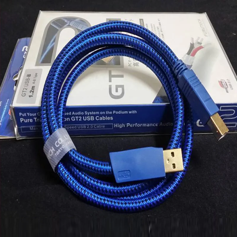 Furutech GT2 USB A To B Silver-Plated OCC Copper Audio Digital Cable
