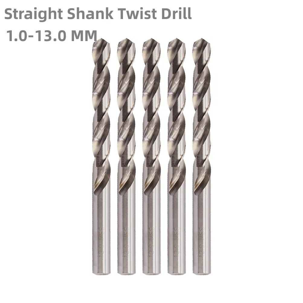 

1PCS 1.0-8.0 MM Straight Shank Standard Length HSS Twist High Speed Steel Drill Bits Set CNC Drilling Cutter