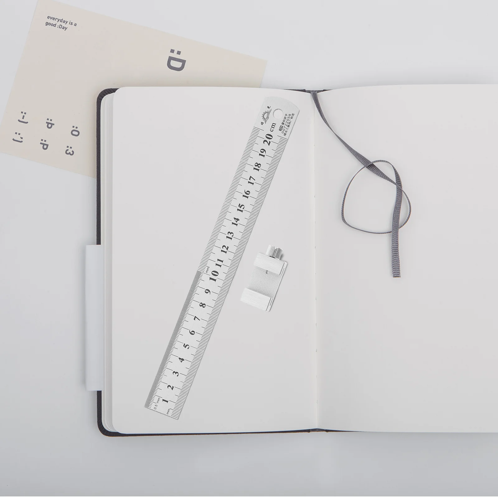 

1 Set Stainless Steel Ruler 30Cm Heavy Duty Metal Measuring Rule Sliding Positioning Block For Carpentry Drafting Office School