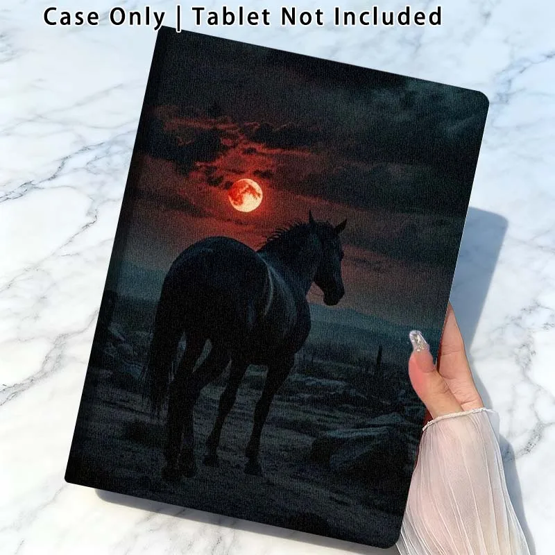Sunset Horse For Xiaomi Poco Redmi Pad 2 4 5 6 6S 7 7S SE Pro Ultra Max 14 11 8.8 11.2 12.5 Inch Tablet Case