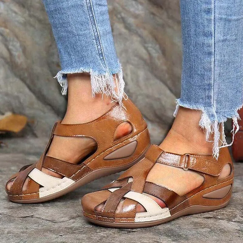 Summer Sandals Shoes Women Open Toe Shoes Woman Soft Walking Shoes Wedge Women\'s Sandals Outdoor Footwear Women Sandal Female