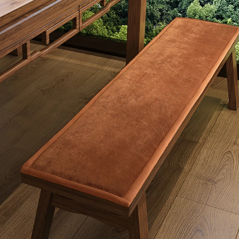 1cm Thick Bench Cushion Pad For Indoor Chair Seat Pad Long Cushion Sofa Tatami Mattress Hotpot Restaurant Canteen Bench Soft Pad