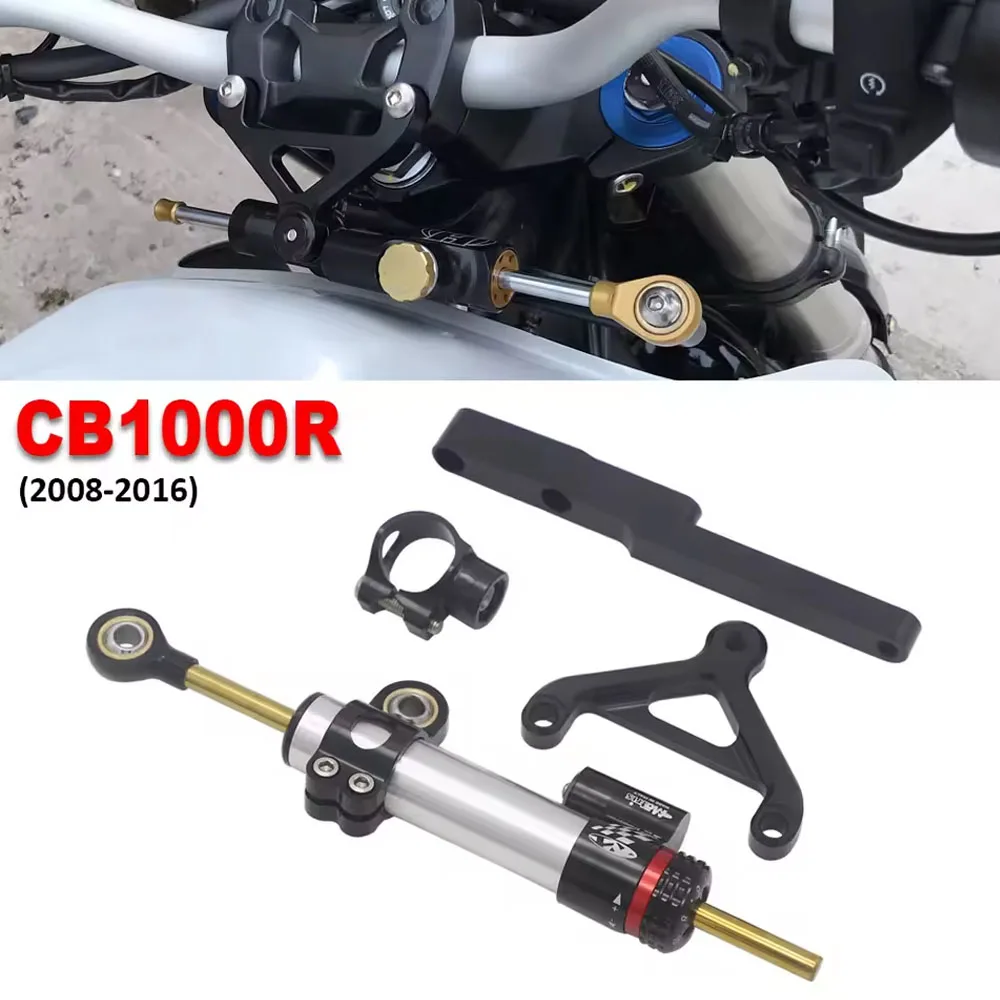 

Motorcycle Steering Damper CNC Stabilizer Shock Absorber Direction Mount Bracket For HONDA CB1000R CB 1000 R CB 1000R 2008-2016