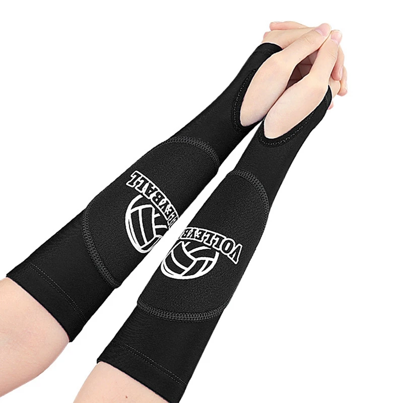 1 Paar Volleybal Mouwen Voor Dames Heren Sport Pols Bewaker Arm Hand Beschermer Pads Outdoor Sport Elleboog Brace Steunmouw