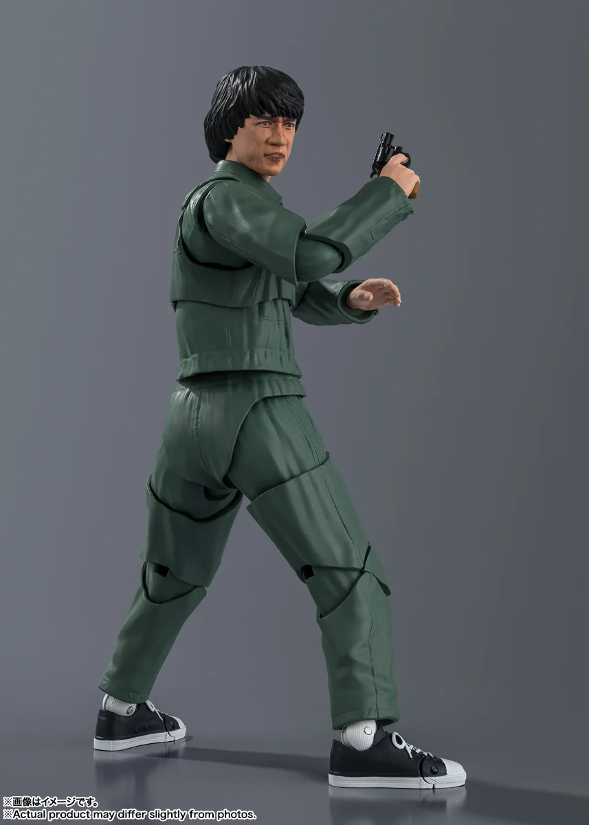 Officially Licensed BANDAI SHFiguarts Police Story Inspector Chen Figure Anime Action Model Jackie Chan Figure Genuine Toy