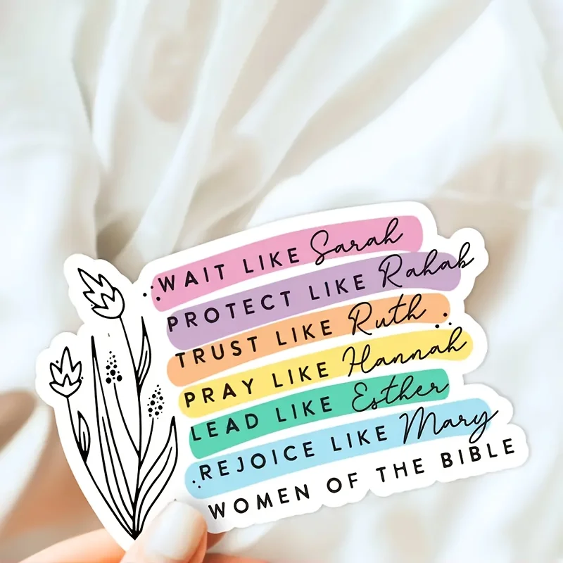 Inspirational Women of The Bible Stickers Vinyl Decals for Many Purposes Like Cars, Trucks, Laptops, Phones, Windows And More