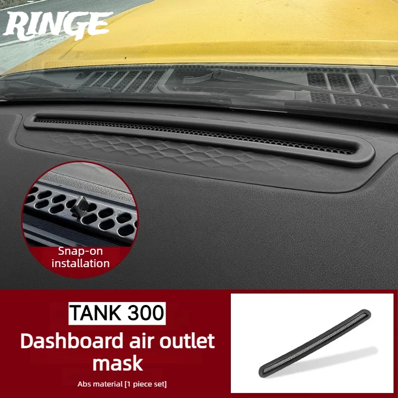 For GWM TANK 300 Dashboard Air Vent Cover Air Outlet Protective Trim Car Interior Accessories For Tank 300