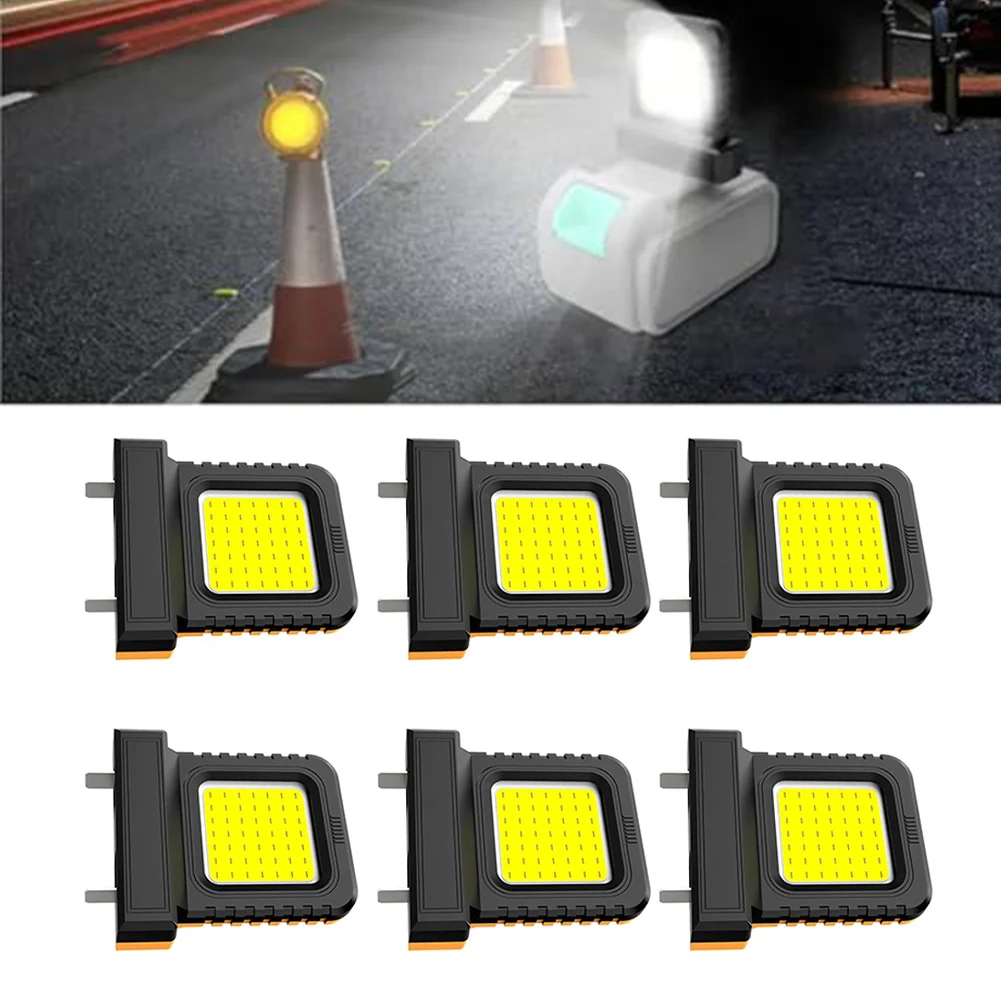 

4/6pcs 14W LED Camping Lantern Mini Pocket Work Light Inspection For 21V Battery Power Tool Lithium Batteries