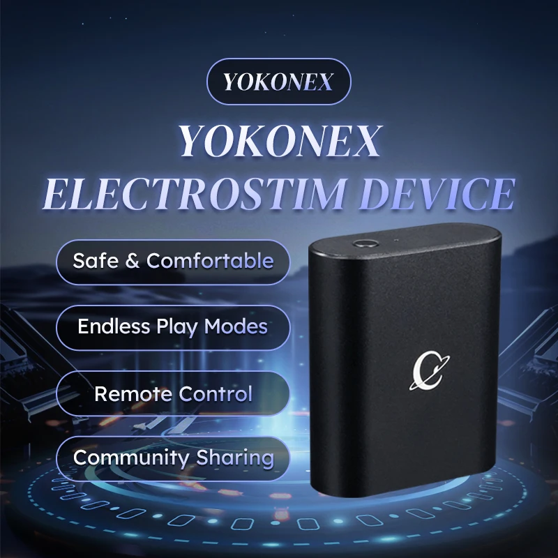 YOKONEX App Control E-Stim Power Box, Electric Stimulator Device, Smart Electro Stim Toy for Couples, Medical Theme Electro Unit