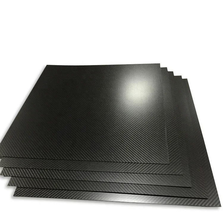 500x600mm Full 3K Carbon Fiber Plate Sheet High Strength Carbon Board Panel Thickness 1.0mm 1.5mm 2mm 2.5mm 3mm 4mm 5mm