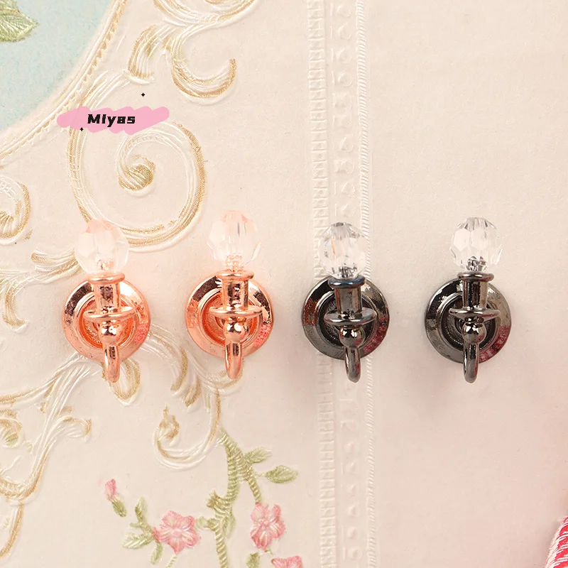 Lámpara de pared en miniatura, muebles para casa de muñecas, modelo a escala 1:12, decoración del hogar, accesorios para casa de muñecas, 1 par