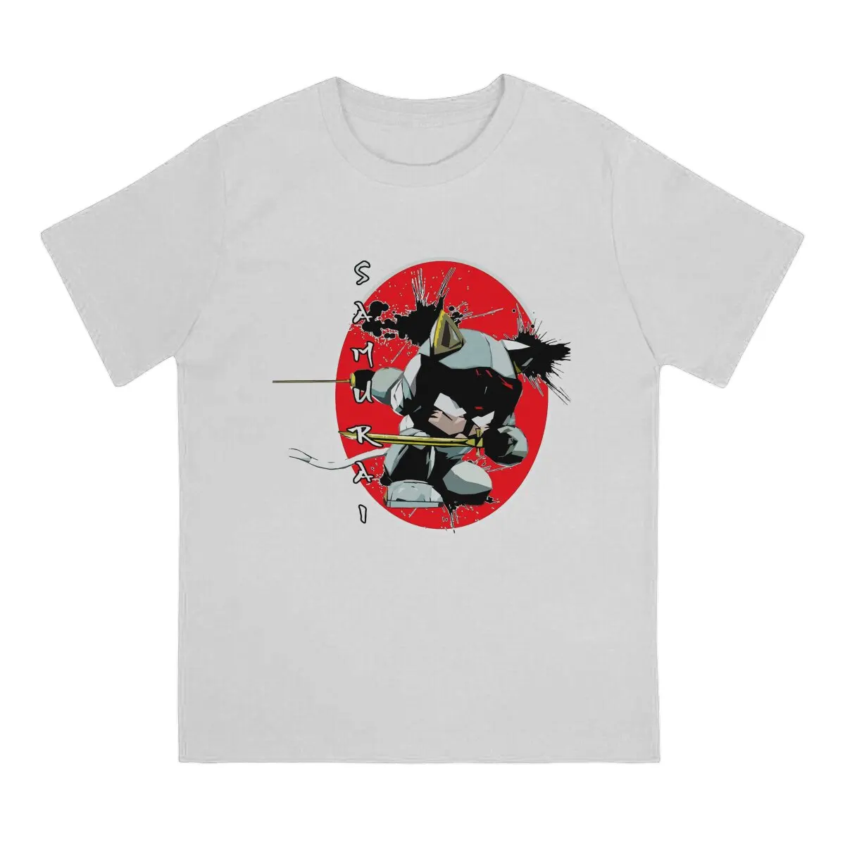 Samurai Pizza Cats Samukai T Shirt Grunge Men Tees Summer Clothing Polyester O-Neck TShirt