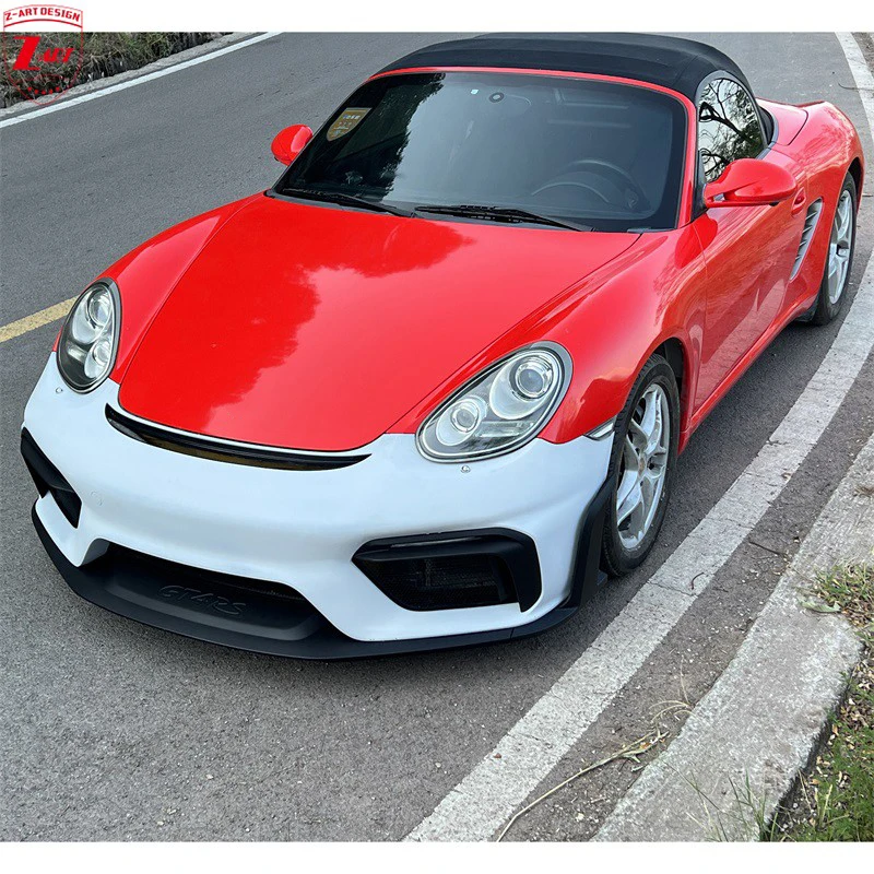 

Передний бампер GT4 718 для Porsche 987.2 Facelift Body Kit для Boxster Cayman 2009-2012 GT4 RS Inj ection PP Передний бампер