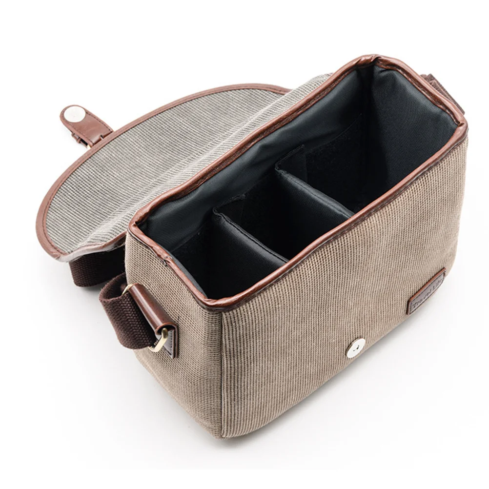 

【】Camera Bag For Digital Camera Shockproof Oxford Cloth Multi Pocket Storage For 200D 800D