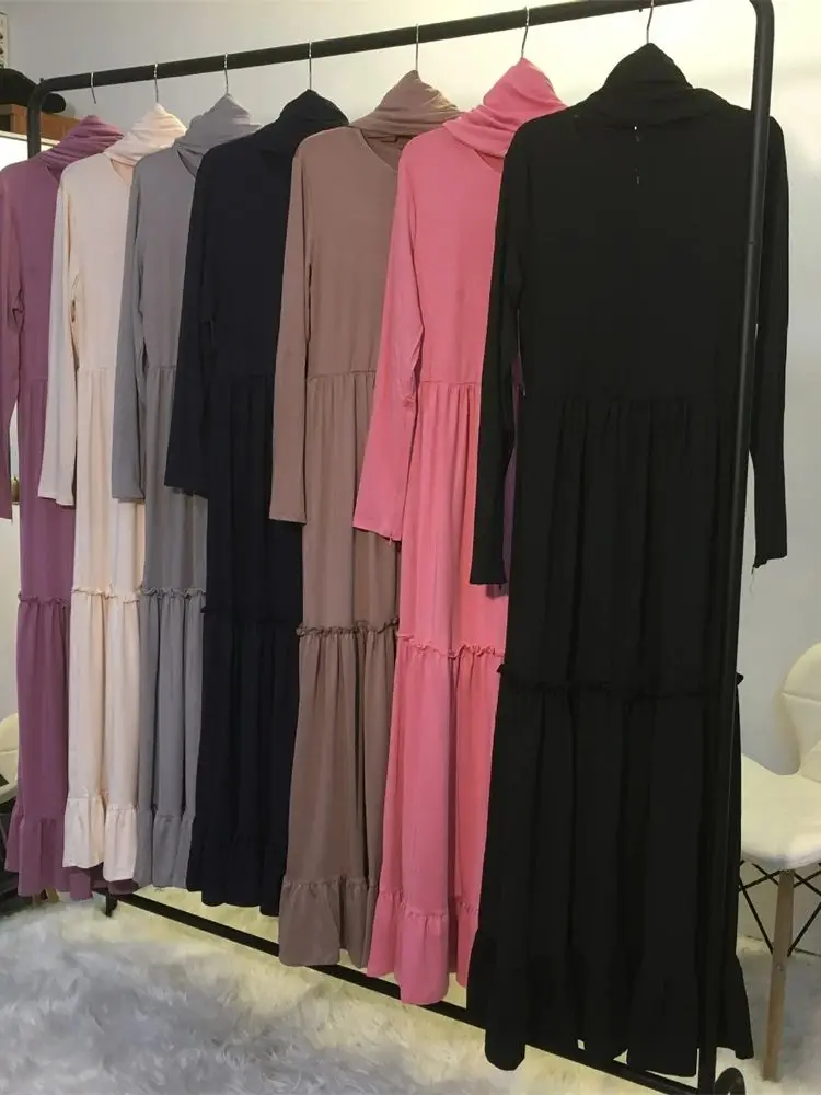 Ramadan Eid Khimar Abaya Damen Dubai Islam Frauen Muslim Hijab Modest Kleider Kebaya Kaftan Robe Musulmane Kaftan Marocain Femme