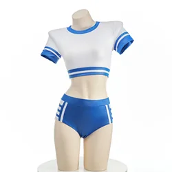 Anime Cute School Girls Swimming Student Swimsuit Swimwear Costume Cosplay Japanese Gym Suit Role Play Cheering Squad Outfits