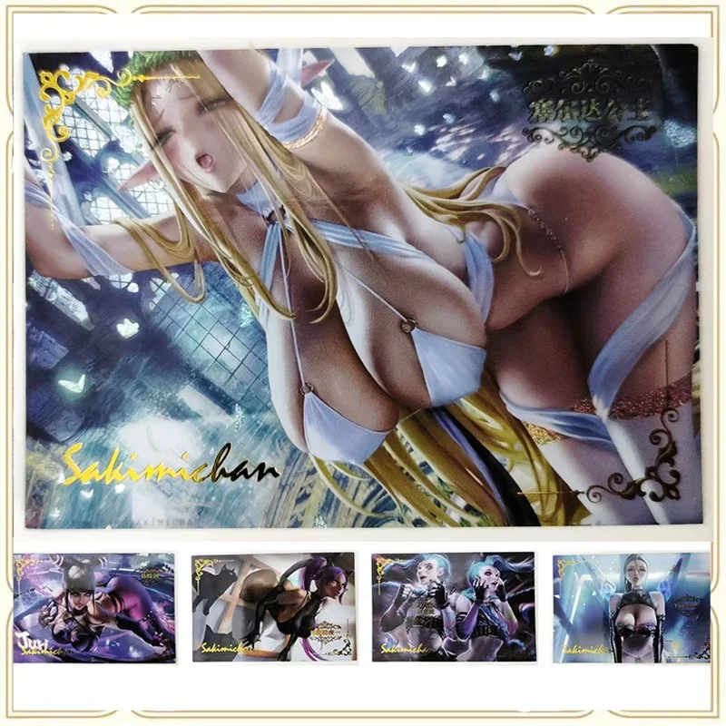 

Zelda Shihouin Yoruichi Kaisa аниме История богини ACG SAC сексуальная картаколлекционные карты игрушки для мальчиков подарок на Рождество и день рождения