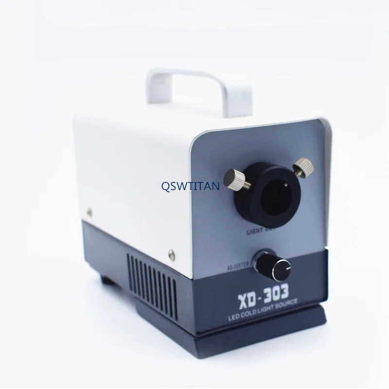 LED Microscope Cold Light Source Device 20W Mini Fiber Optical Endoscope Portable Examination Surgery