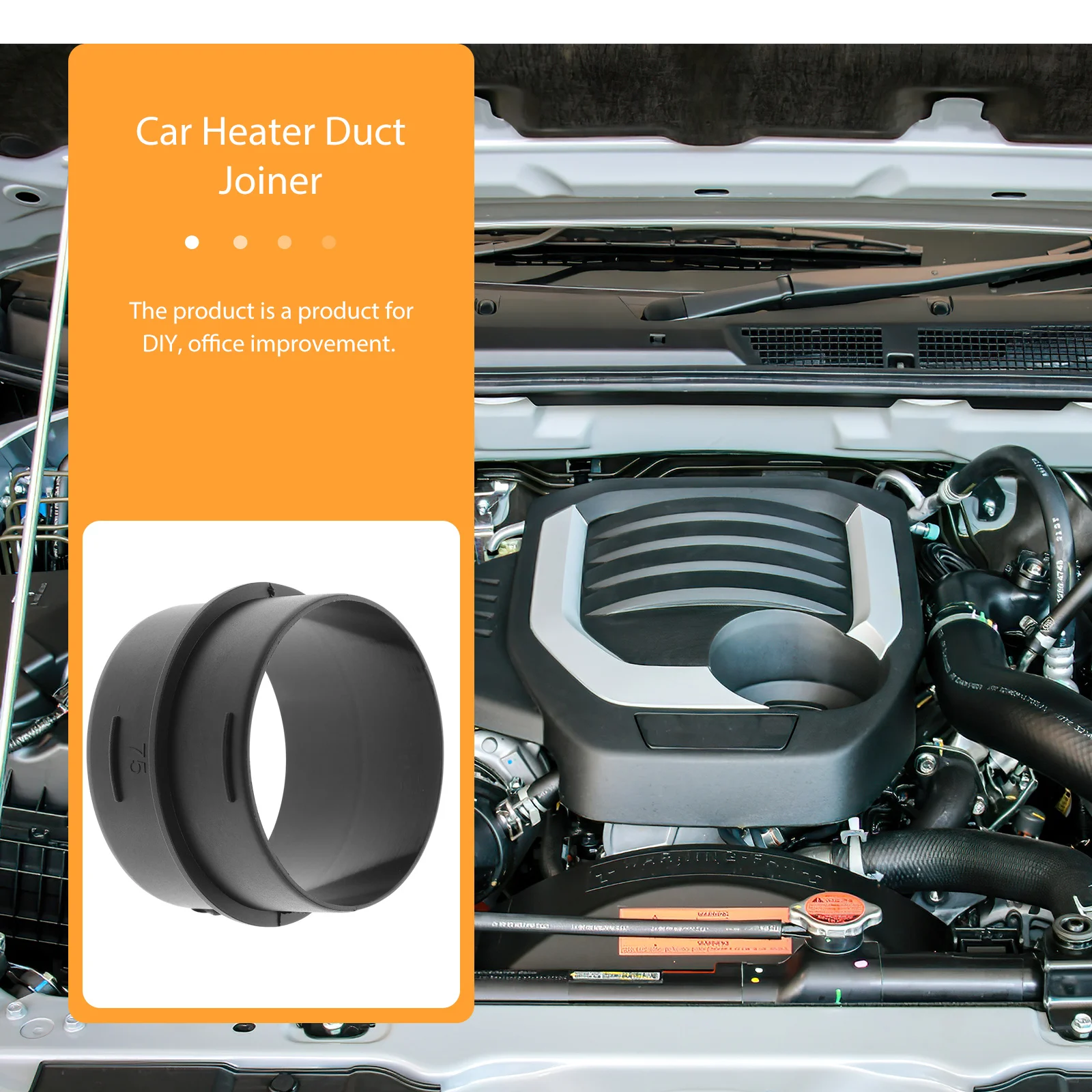 

Соединитель шланга стояночного обогревателя Автомобильный соединитель воздуховода обогревателя Пластиковый прочный разъем воздуховода для использования нагрева и охлаждению