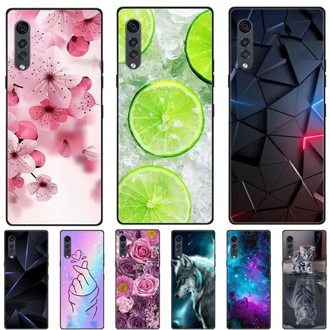 Für LG Velvet 5G Fall 6,8 zoll Cte Katze Mode Silikon Telefon Abdeckung Für LG Velvet 5G Fällen Weiche Relief funda für LGVelvet