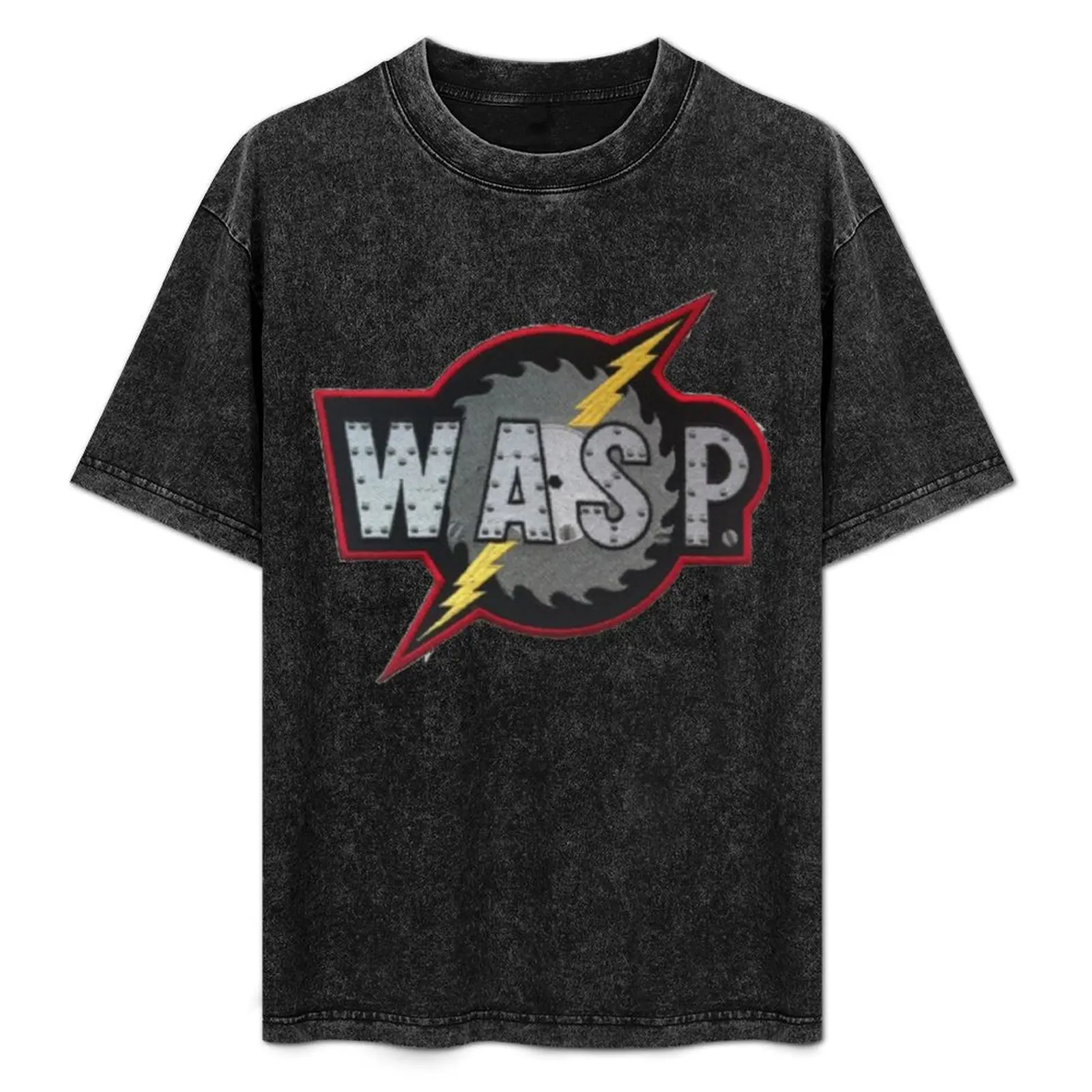 

Футболка с логотипом группы Wasp, модная повседневная футболка с коротким рукавом