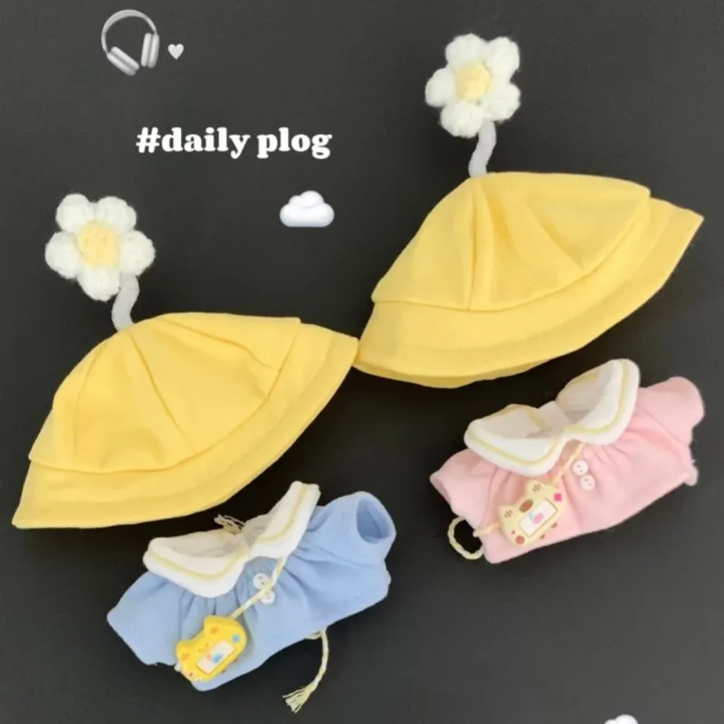 

Only Clothes For 10cm Cotton Doll Garden Kindergarten Style Plush Doll Clothes Cute Baby Outfit Fans Game Peripherals Accessory