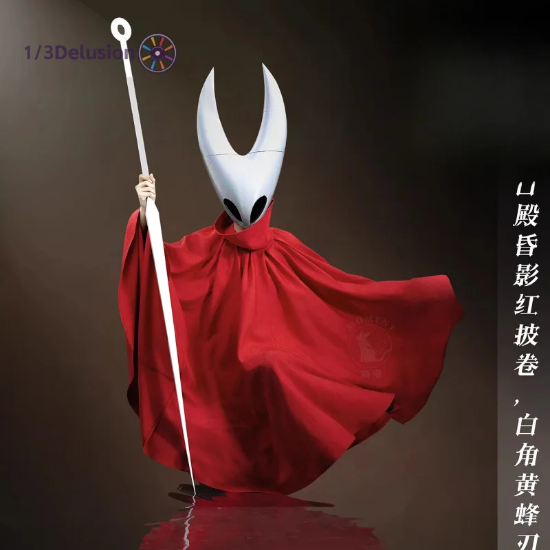 Disfraz de Cosplay de Hollow Knight: Silksong Hornet de 1/3Delusion Store, Accesorios para Disfraces, Halloween, Navidad, Juego de Rol, para Mujeres y Hombres