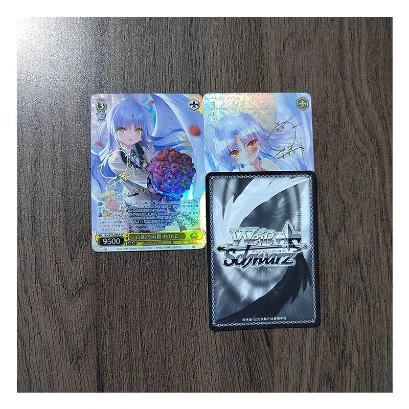Bricolage Anime déesse histoire Tachibana Kanade Tokisaki Kurumi Weiss Schwarz cadeau d'anniversaire de noël cartes de Collection jouets pour enfants