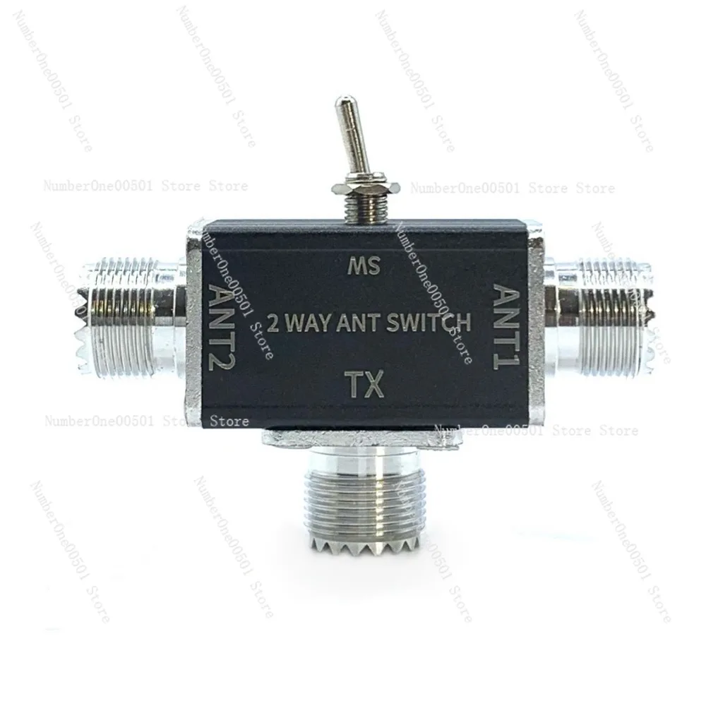 

High Performance 2-Way Antenna Switch 2-in-1 Design 0-50MHz Low Loss Stable Signal Wide Application Anti-Interference