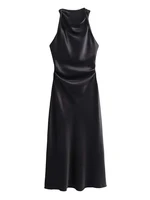 Satin Long Dresses for Women 2026 Summer Slip Midi Dress Woman Sexy Evening Party Dress Sleeveless Female Elegant Dresses - Image 6