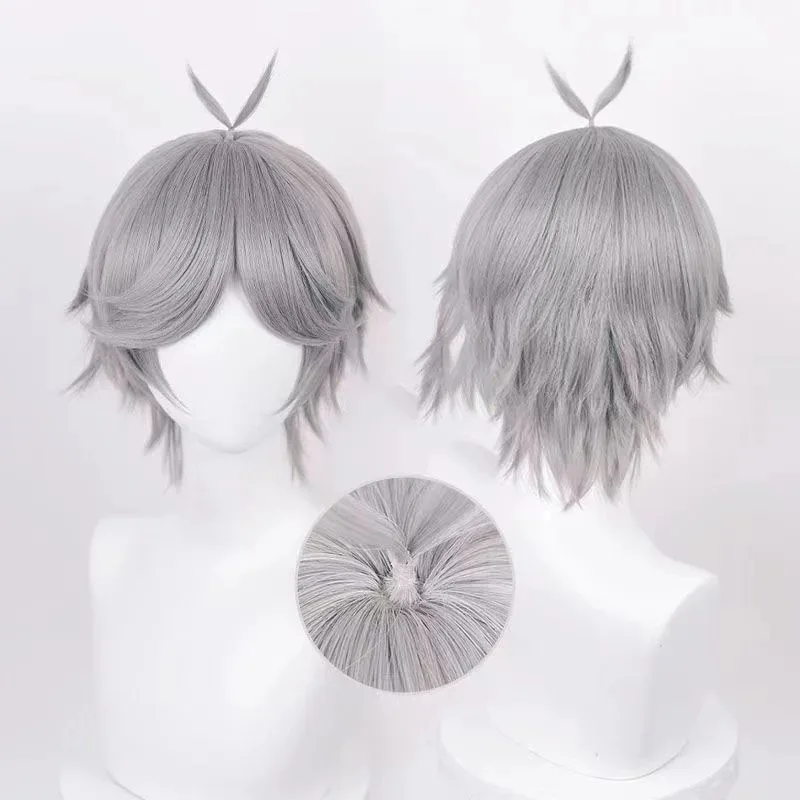 Peluca de Anime Haikyuu Sakusa Kiyoomi, disfraz de voleibol, pelucas para fiesta de Halloween de alta calidad