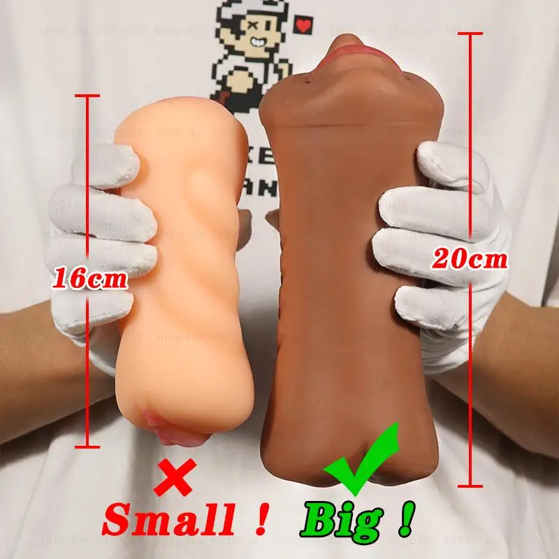 3 IN 1 Sex Toys Masturbation For Men Deep Throat Artificial Sex Pussy Oral Male Masturbator Blowjob Realistic Rubber Vagina Toy