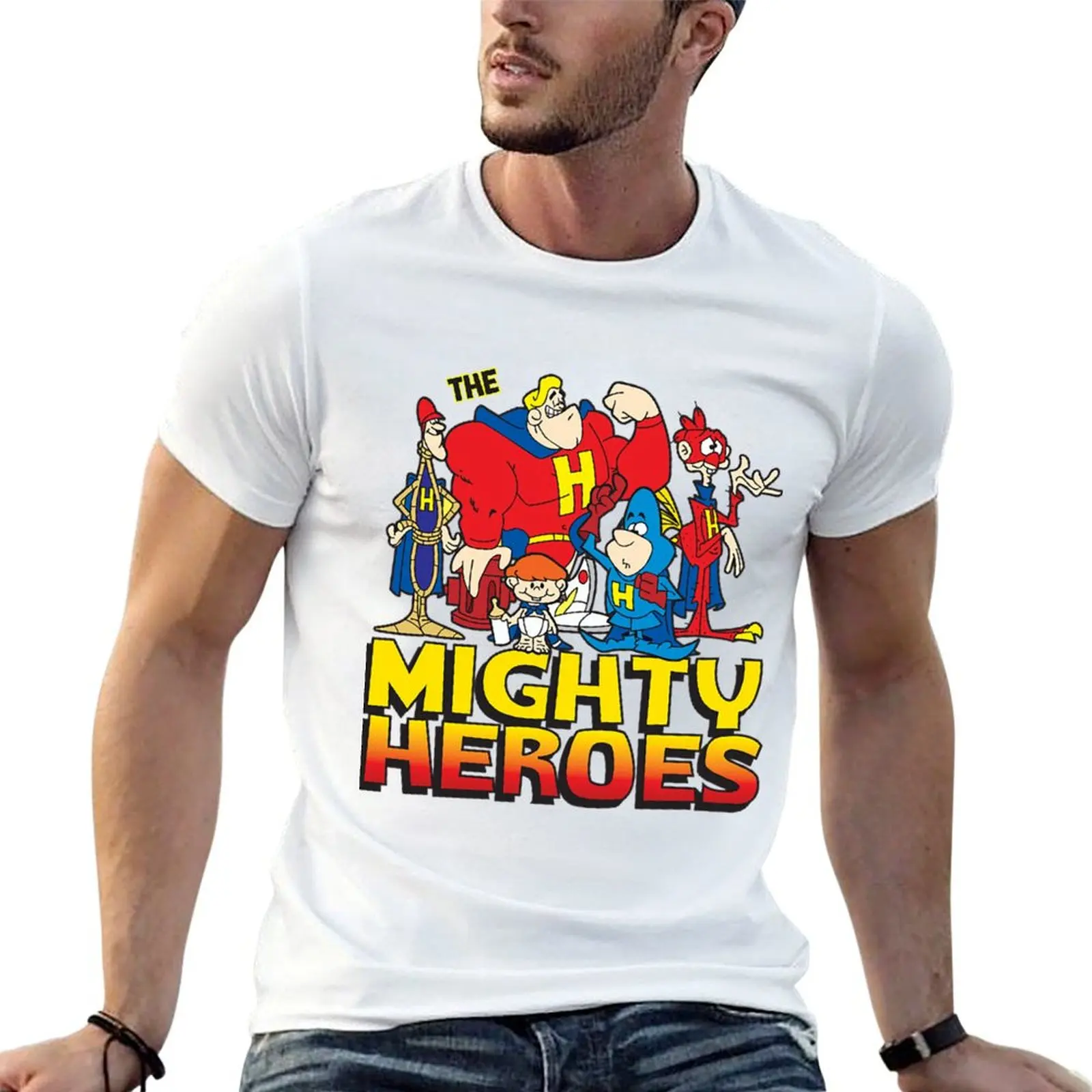 

Mighty Heroes T-ShirtMighty Heroes T-Shirt t shirt custom print man t shirt cotton T-Shirt