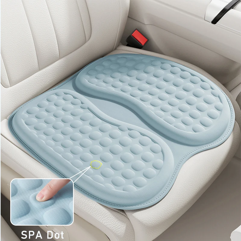 TPE Cold Gel Seat Cushion Summer Cool Car Seat Cover Sedentary Not Tired Breathable Office Chair Home Pad Summer Mat Accessories